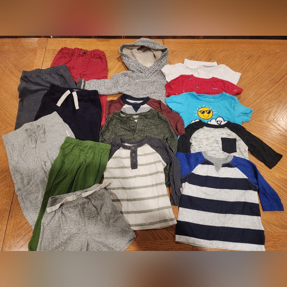HUGE VALUE!! 18/18-24 month Boys Assorted Brands Bundle, 15 Pieces